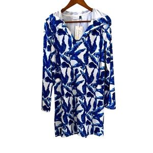 Cabana Life NEW Palms Hooded Cover Up Size S